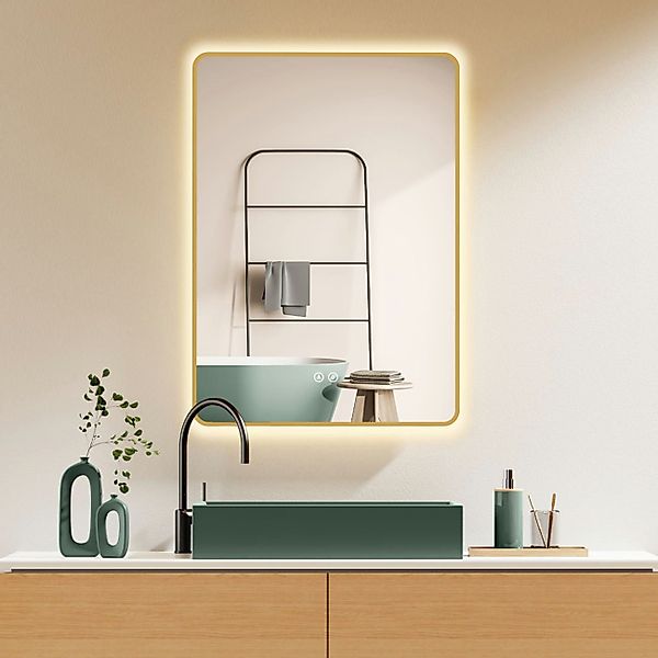 HOKO Badspiegel Antibeschlag LED 50x70 / günstig online kaufen