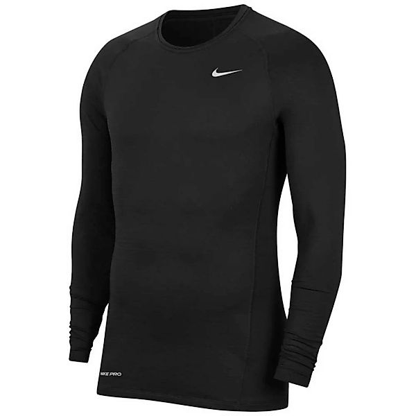 Nike Pro Langarm-t-shirt 2XL Black / White günstig online kaufen