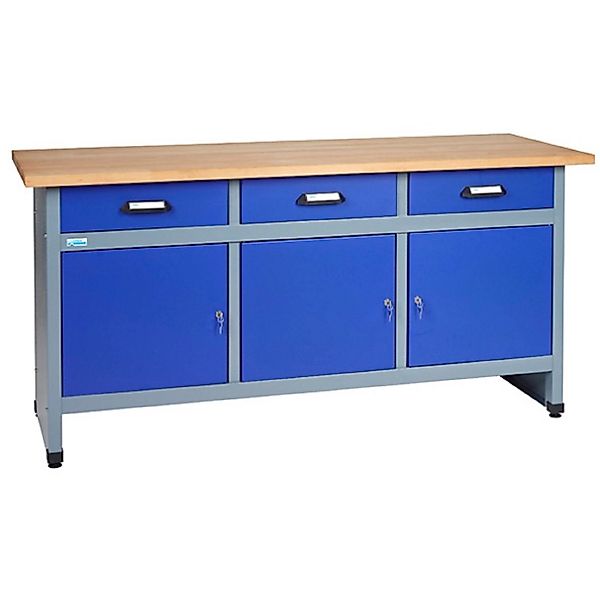 KÜPPER Werkbank 12157, 170x84x60 cm, 3 günstig online kaufen
