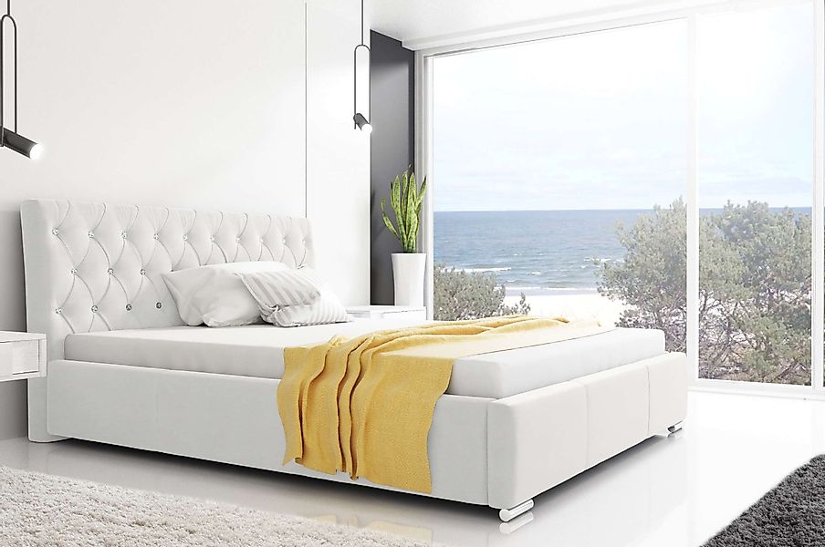 99rooms Polsterbett Kevin (Schlafzimmerbett, Bett), 120/140/160/180/200x200 günstig online kaufen