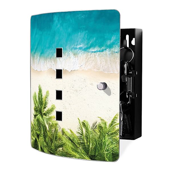 Banjado Design Schlüsselkasten Aus Edelstahl Für 10 Schlüssel 24x21,5x7cm M günstig online kaufen