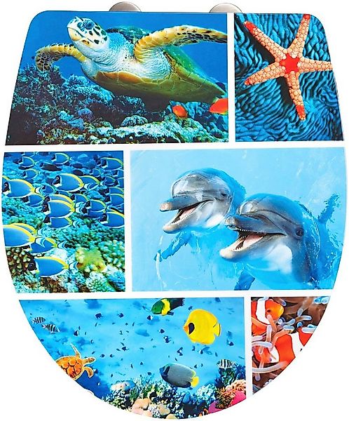 ADOB WC-Sitz Meer, Absenkautomatik, zur Reinigung auf Knopfdruck abnehmbar günstig online kaufen