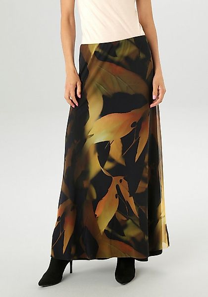 Aniston SELECTED Maxirock mit farbharmonischen Batikdessin günstig online kaufen