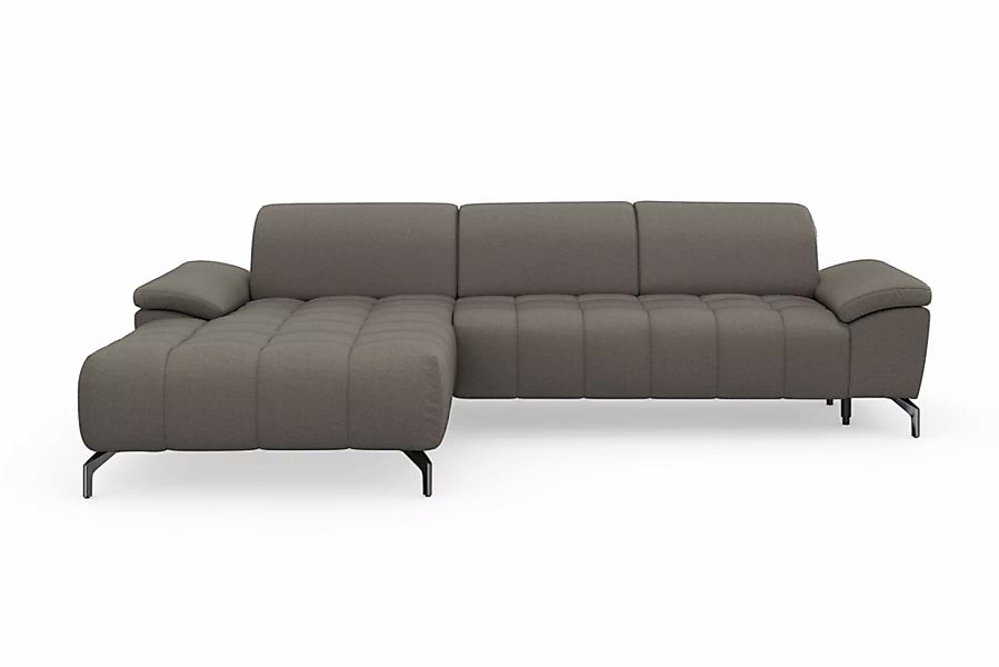 sit&more Ecksofa »Cool L-Form«, wahlweise mit Kopfteilverstellung und Vorzi günstig online kaufen