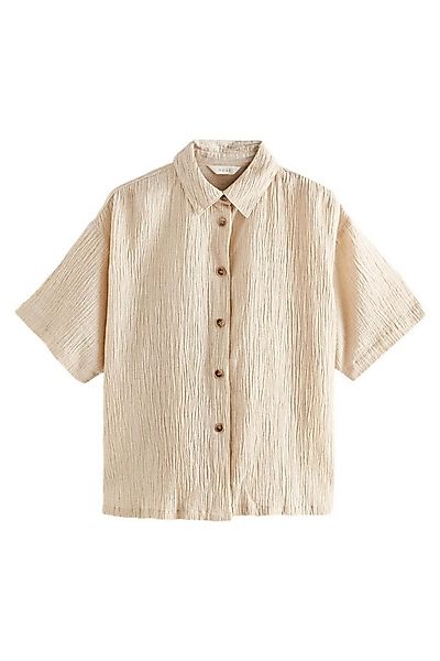 Next Kurzarmhemd Leinenbluse – Petite (1-tlg) günstig online kaufen