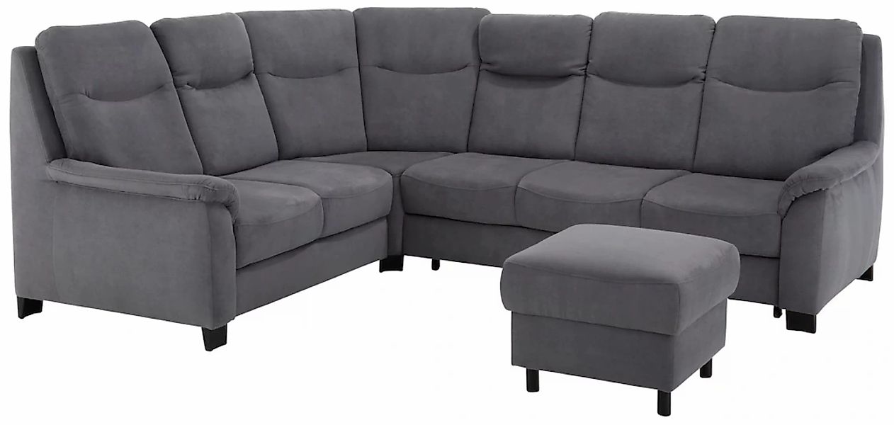 Home affaire Ecksofa »Boccaccio L-Form«, mit Federkern, incl. Kopfteilverst günstig online kaufen