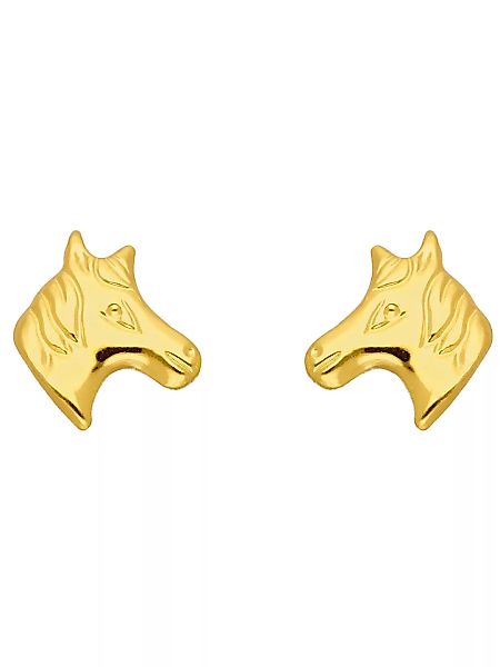 Adelia´s Paar Ohrhänger "333 Gold Ohrringe Ohrstecker Pferdekopf", Goldschm günstig online kaufen