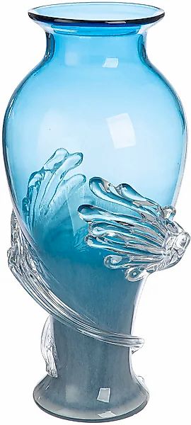 Casablanca by Gilde Tischvase »Vase Wave blau«, (1 St.) günstig online kaufen