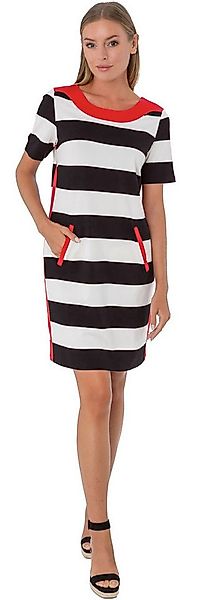 Estefania for woman Midikleid 195-5200, mit Kringeln und roter Blende 2 Ein günstig online kaufen