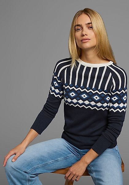 AJC Jacquardpullover mit Norwegermuster in verschiedenen günstig online kaufen