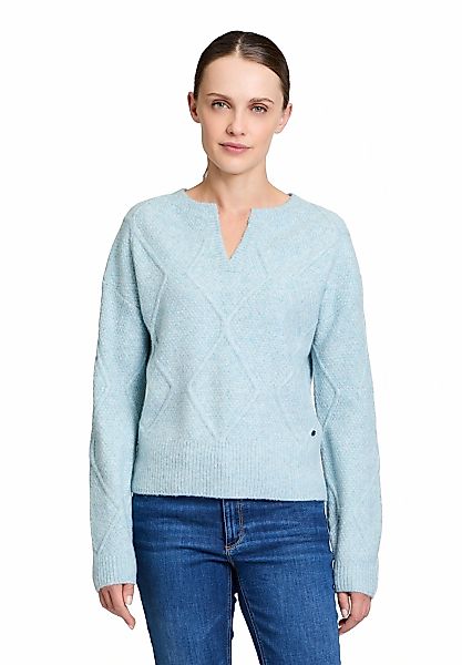 Betty&Co Strickpullover "Damen Strickpullover mit überschnittenen Ärmeln", günstig online kaufen