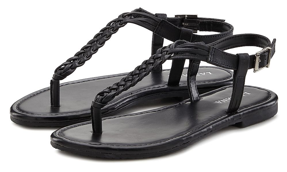 LASCANA Sandalette, Sommerschuh Zehentrenner Sandale aus günstig online kaufen