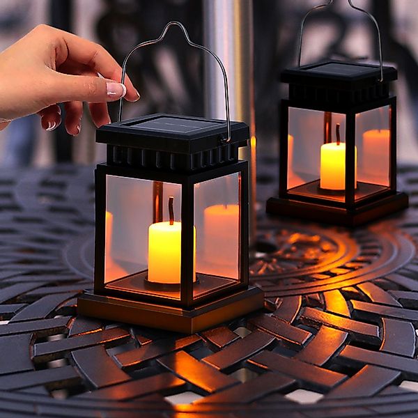 oyajia LED Solarleuchte 2/4x Solarlampen für Außen, Retro günstig online kaufen
