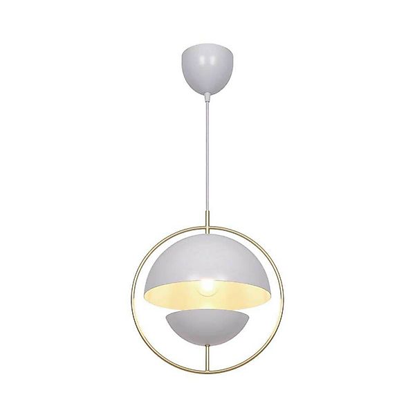 Pendelleuchte Tavia, weiß, Ø 33 cm, Metall günstig online kaufen