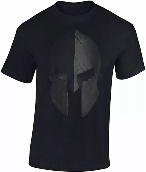 Baddery Print-Shirt Sparta T-Shirt, "Sparta Helm", hochwertiger Siebdruck, günstig online kaufen