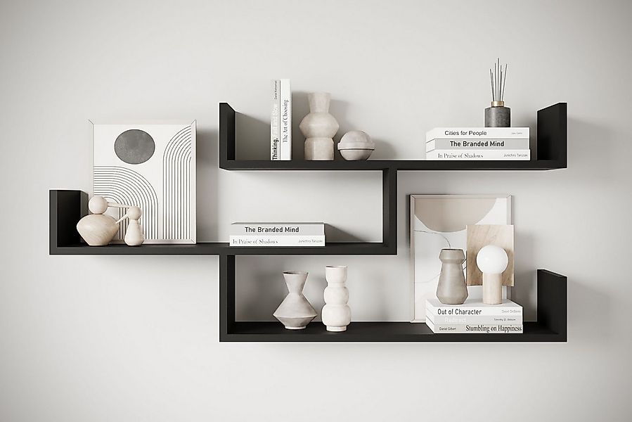 Home affaire Wandboard Wandregal Trio, 1-tlg., Hängeregal mit 3 Ablagefläch günstig online kaufen