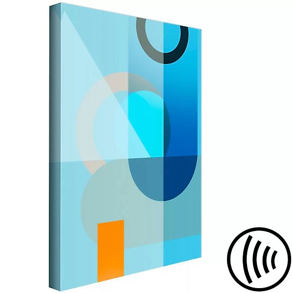 Bild auf Leinwand Blue Surface (1 Part) Vertical XXL günstig online kaufen