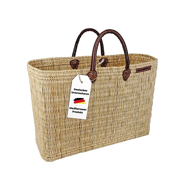 NATUREHOME Strandtasche Tasche XL Schilfrohr Einkaufstasche günstig online kaufen