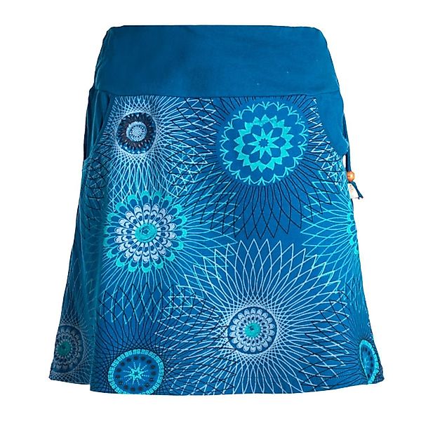 Vishes Minirock Damen Baumwolle Mandala-Muster breiter günstig online kaufen