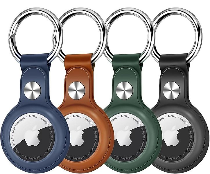 Futurea Schlüsselanhänger Schutz Hülle & Case für Apple AirTag mit Leder Op günstig online kaufen