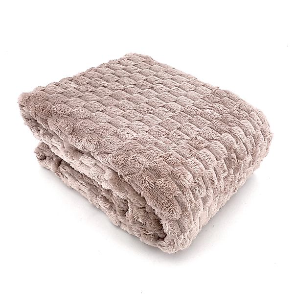 Wohndecke flauschige Flanell Kuscheldecke 150x200 Sofadecke, günstig online kaufen
