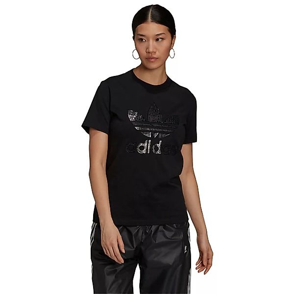 Adidas Originals Kurzarm T-shirt 36 Black günstig online kaufen