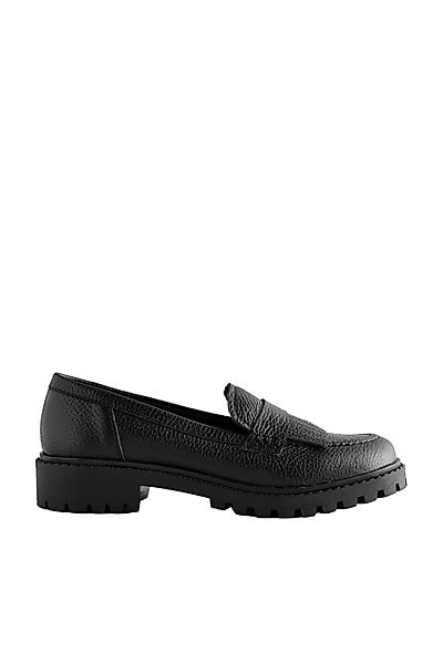 Next Premium Derbe Leder-Loafer mit Fransen günstig online kaufen