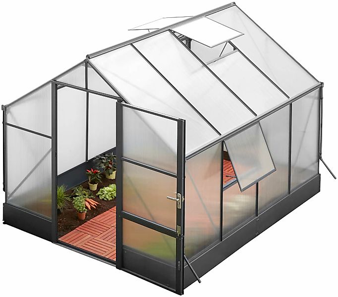 KONIFERA Gewächshaus Genova, BxTxH: 245 x 300 x 233 cm günstig online kaufen