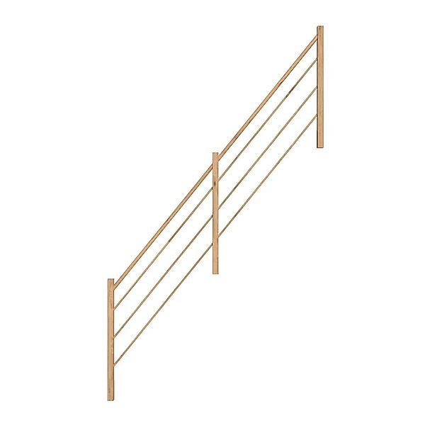 StarWood Holz-Design-Geländer Eiche Rechts FSC® günstig online kaufen