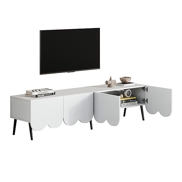 MODFU Lowboard mit Schwarzes Metallbein (TV-Board, günstig online kaufen