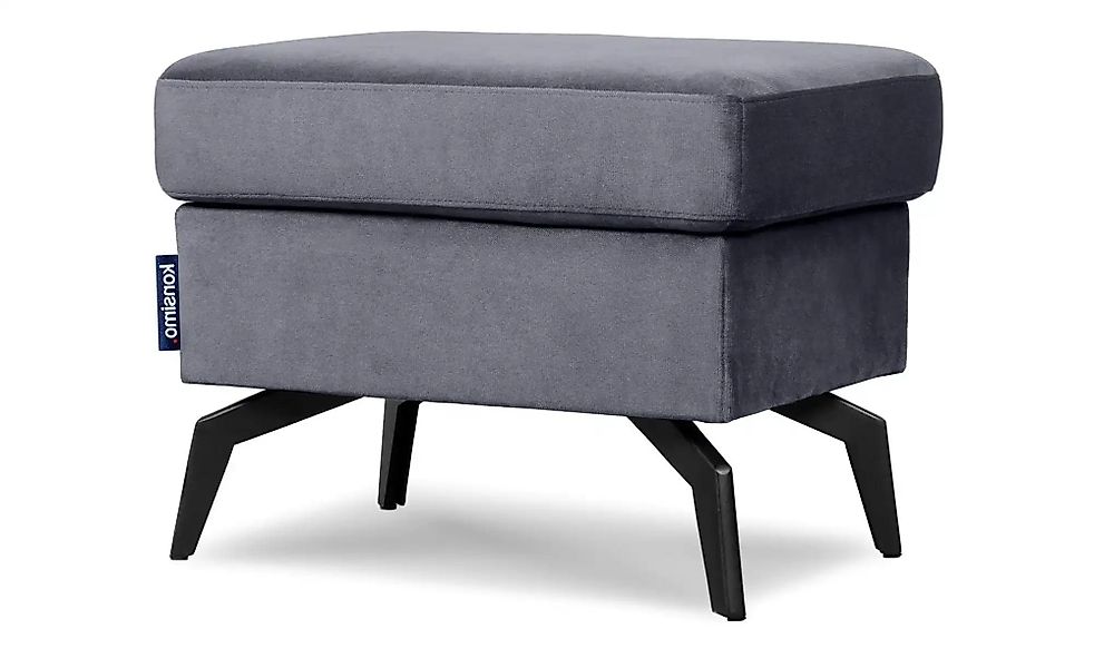 KONSIMO Hocker  Cordi ¦ grau ¦ Maße (cm): B: 56 H: 43 Polstermöbel > Hocker günstig online kaufen