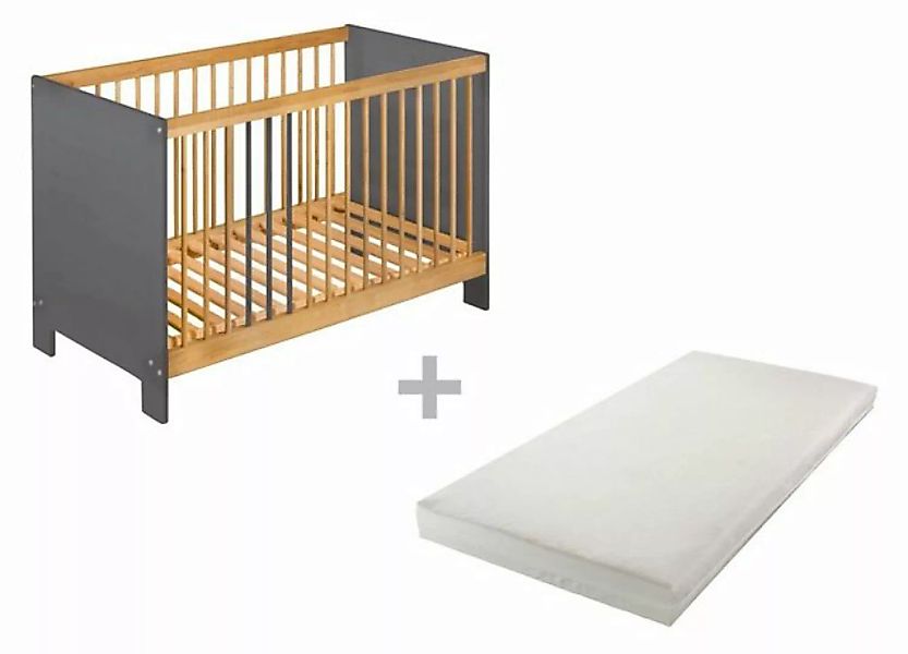 BioKinder - Das gesunde Kinderzimmer Babybett Niklas, 60x120 cm mit Matratz günstig online kaufen