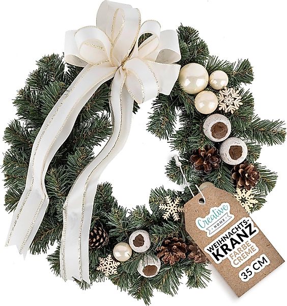 Kunstkranz Weihnachtskranz Türkranz Weihnachten Künstlich Durchmesser günstig online kaufen