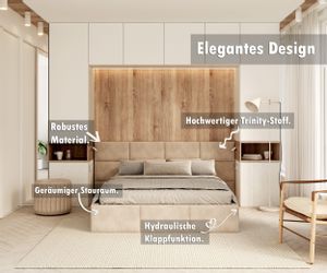 FDM Polsterbett Bettrahmen Bettgestell 90x200, 120x200, günstig online kaufen