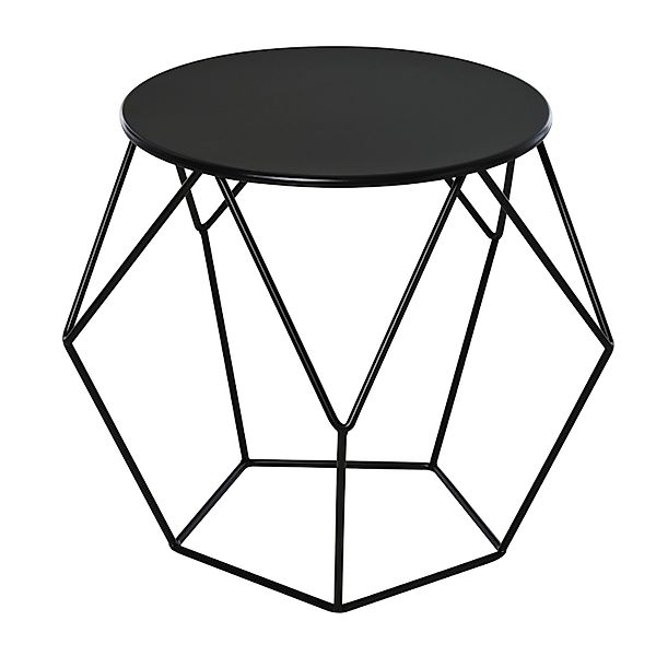 HOMCOM Couchtisch Aufbewahrung Metallkorb (Satztisch, 1-St., günstig online kaufen