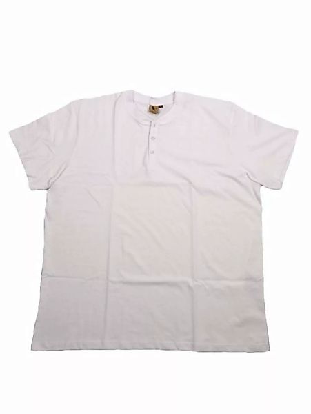 ABRAXAS T-Shirt Kurzarm-Shirt mit Knopfleiste von Abraxas bis 12XL, weiß günstig online kaufen