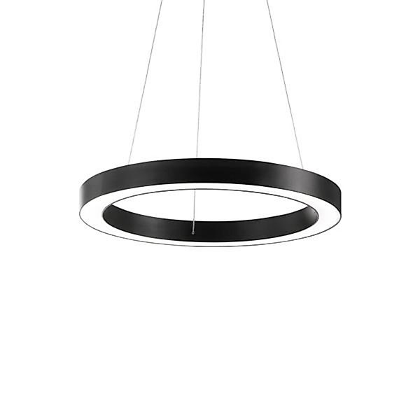 Ideal Lux LED-Hängelampe Oracle, schwarz, 3.000 K, Ø 50 cm günstig online kaufen