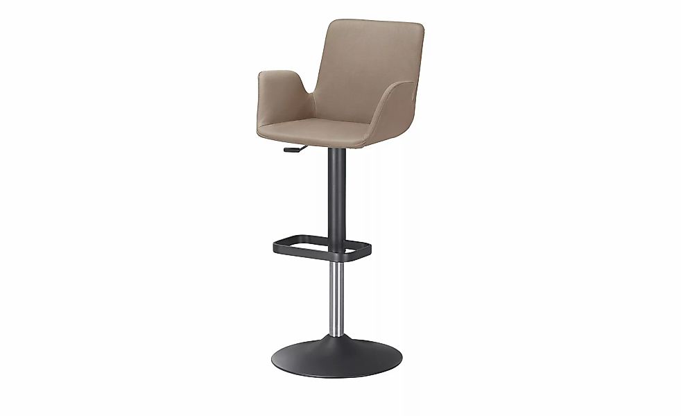 Barhocker  MyTina ¦ braun ¦ Maße (cm): B: 52 T: 47.0 Polstermöbel > Hocker günstig online kaufen