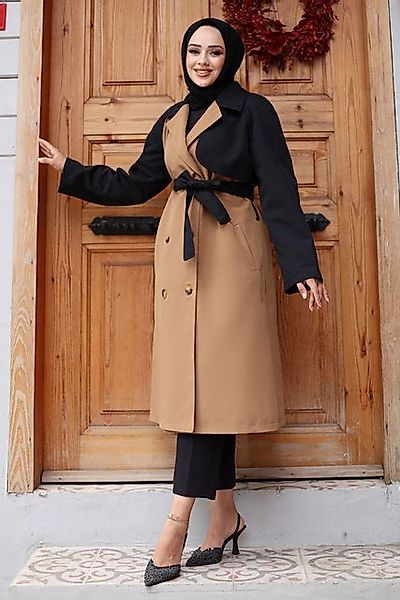 MİSSKAYLE Trenchcoat Trenchcoat mit verzierten Ärmeln günstig online kaufen