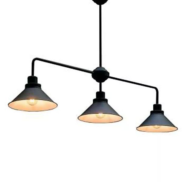 Deckenleuchte Schwarz 3xE27 COLLIN Esstisch Lampe günstig online kaufen