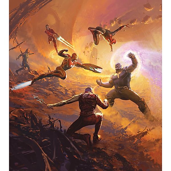 Komar Vliesfototapete Avengers Epic Battle Titan 250 cm x 280 cm günstig online kaufen