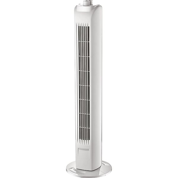 Turmventilator Ø 22 cm x 80 cm Weiß günstig online kaufen