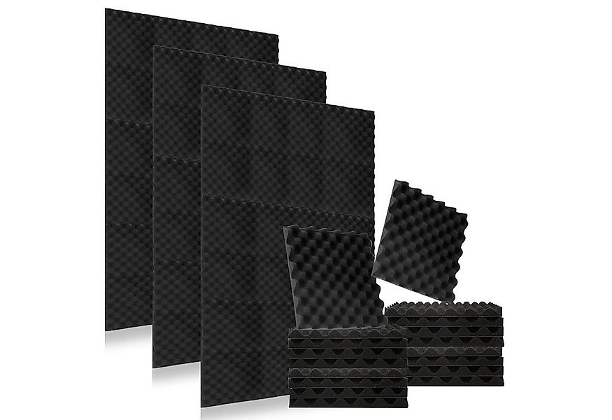 Clanmacy Akustikplatte 24 Stück Akustikplatte Wellenmuster Akustikschaumsto günstig online kaufen