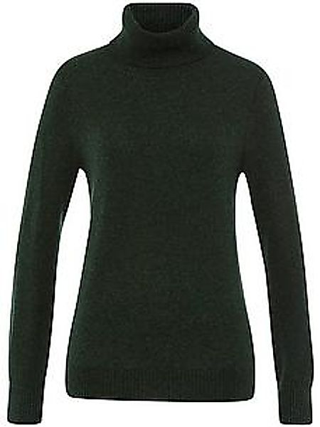 Rollkragen-Pullover aus 100% Premium-Kaschmir Peter Hahn grün günstig online kaufen