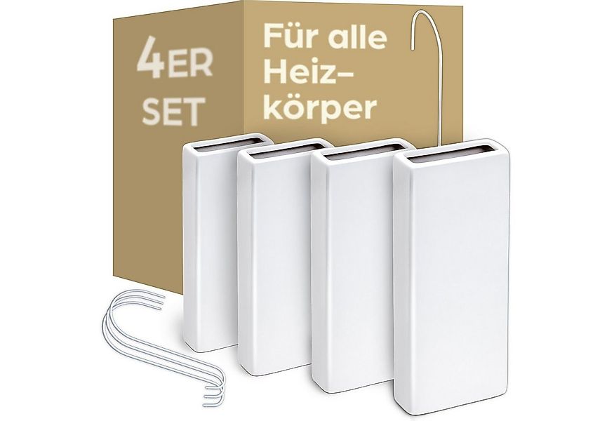 Praknu Luftbefeuchter Luftbefeuchter Heizkörper aus Keramik - 4er Set mit F günstig online kaufen