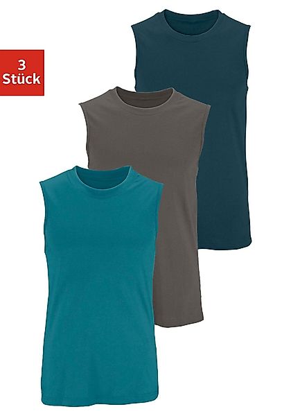 H.I.S Muscleshirt, (Packung, 3 tlg.), mit Rundhalsausschnitt günstig online kaufen