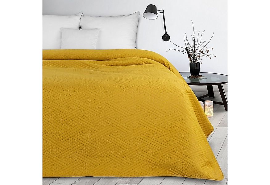 Design91 Tagesdecke Bettrüberwurf Steppdecke Allzweckdecke, Gesteppte Decke günstig online kaufen