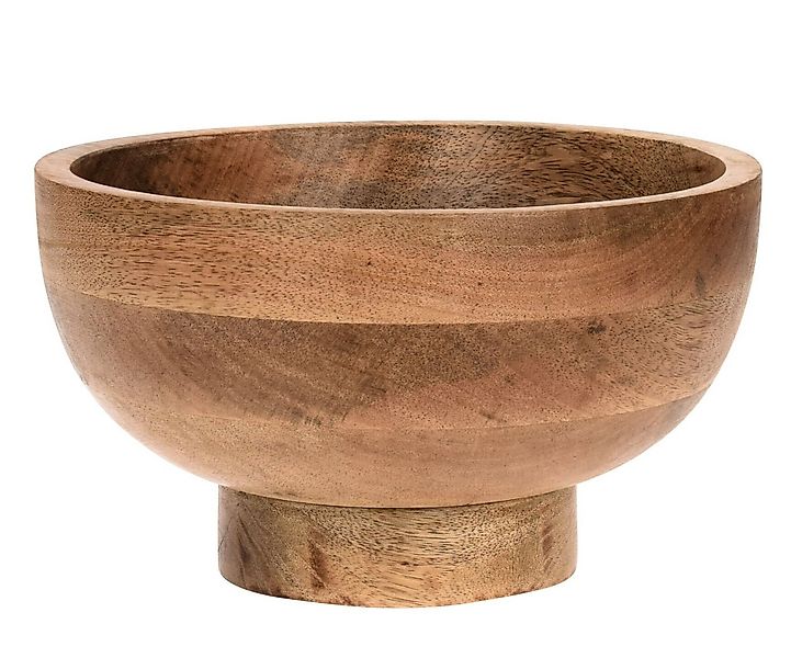Spetebo Dekoschale Mangoholz Obstschale rund lebensmittelecht - 25 cm (Einz günstig online kaufen