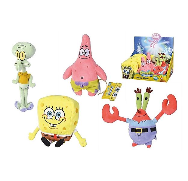 Simba Dickie Plüschfigur Plüsch Sponge Bob Schwammkopf 20cm 4fach sortiert günstig online kaufen