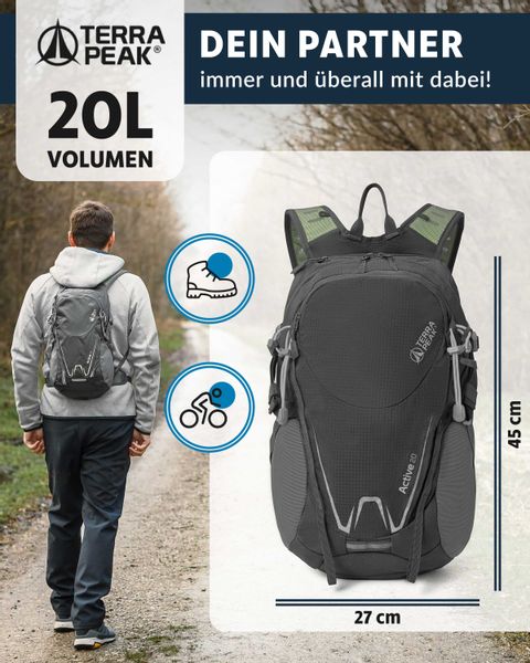 Terra Peak Sportrucksack Active 20, 20L günstig online kaufen